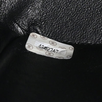 Chanel 1996-1997 Black Caviar Skin Medium Diana Shoulder Bag