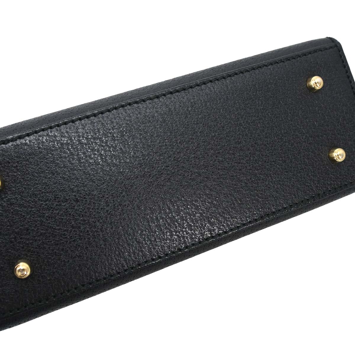 Gucci Black Pigskin Lady Lock 2way Shoulder Handbag