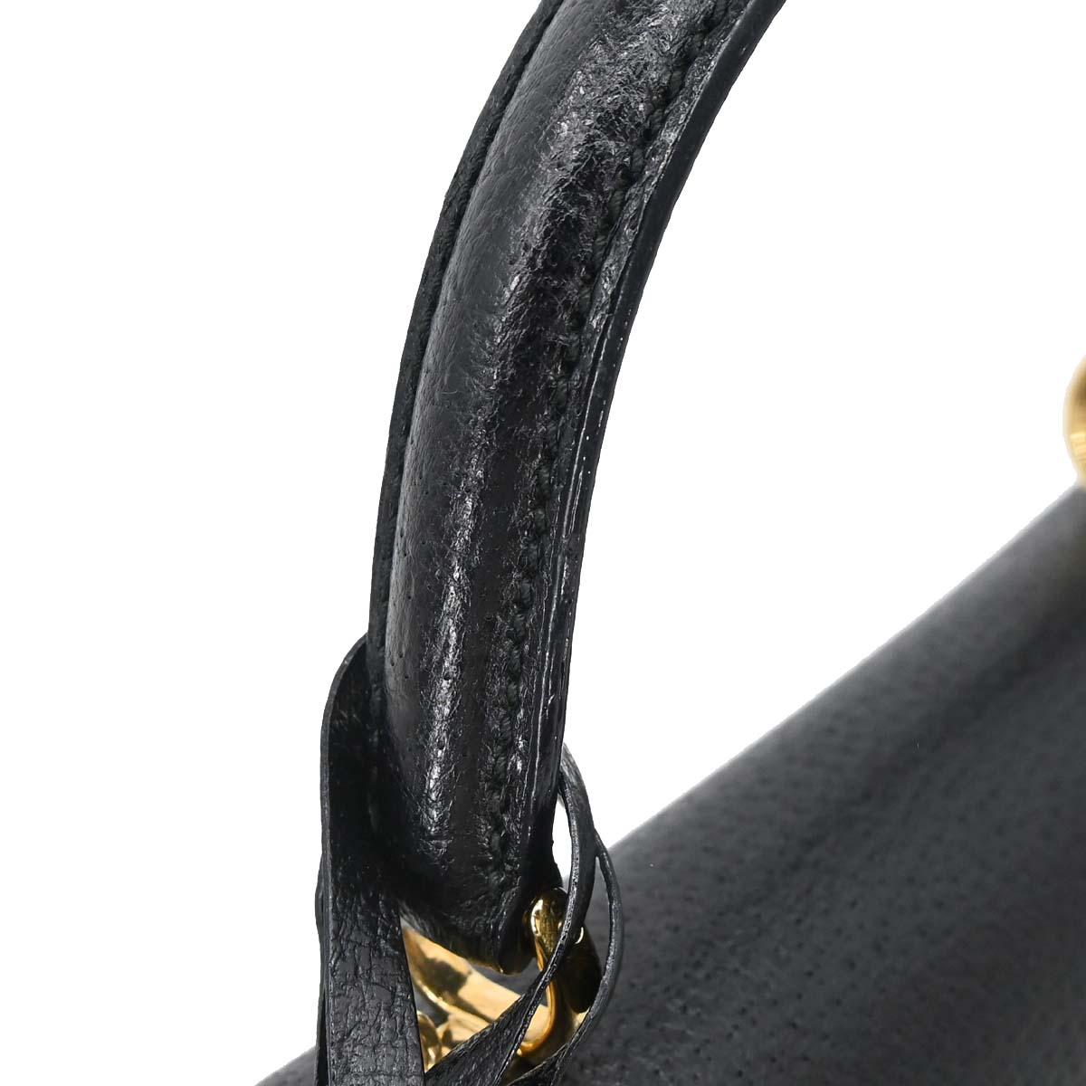 Gucci Black Pigskin Lady Lock 2way Shoulder Handbag