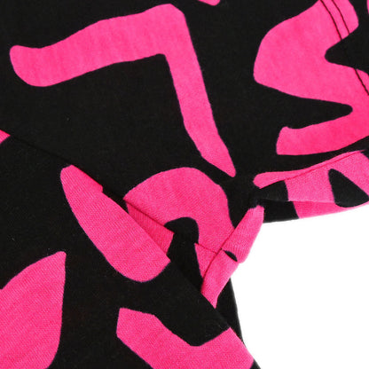 Louis Vuitton Graffiti Print T-shirt Pink #M