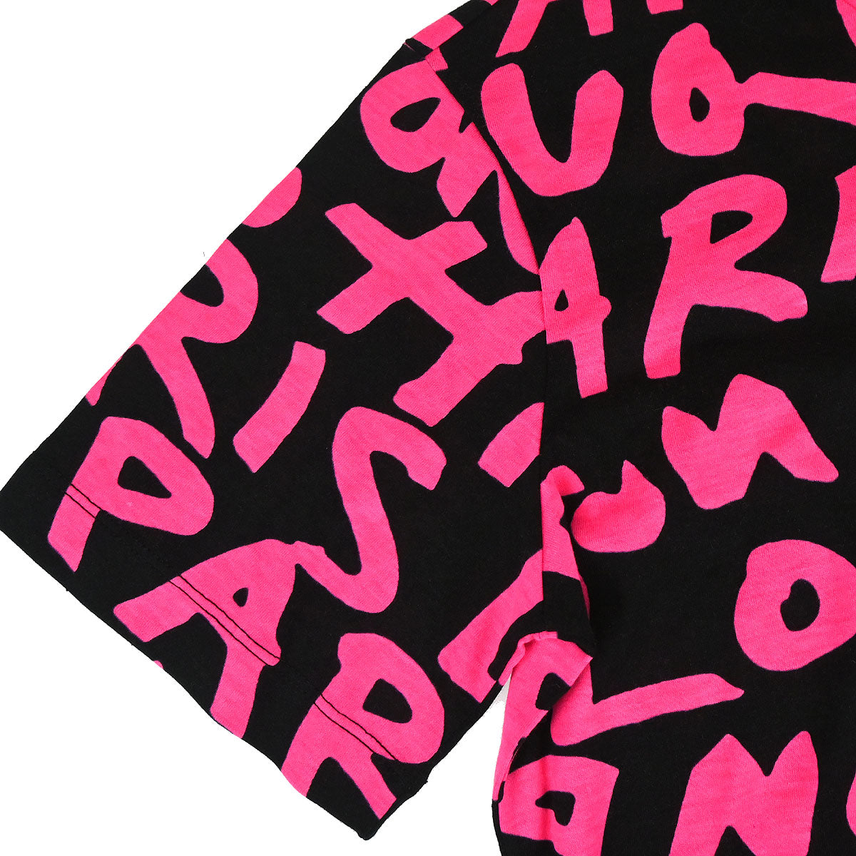 Louis Vuitton Graffiti Print T-shirt Pink #M