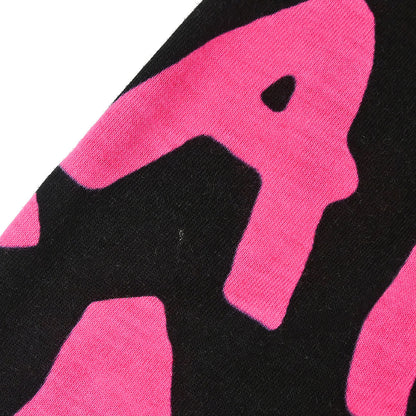 Louis Vuitton Graffiti Print T-shirt Pink #M