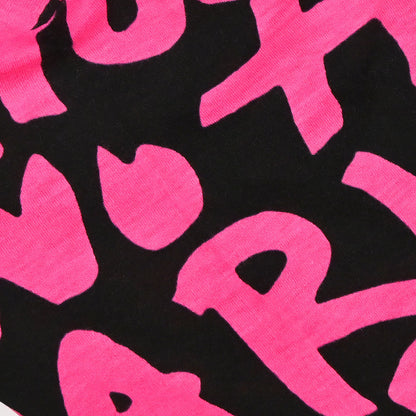 Louis Vuitton Graffiti Print T-shirt Pink #M