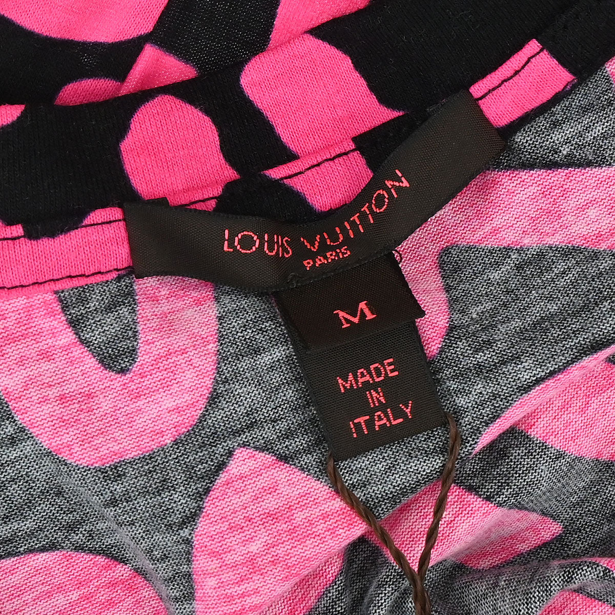 Louis Vuitton Graffiti Print T-shirt Pink #M