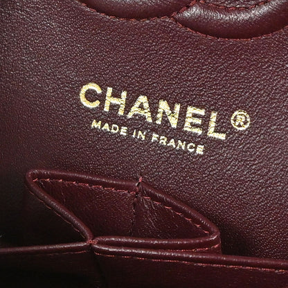 Chanel 2019 Black Caviar Skin Small Classic Double Flap Shoulder Bag
