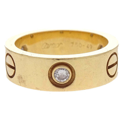 Cartier Love Ring 750 Diamond LO2009 #49 Jewelry