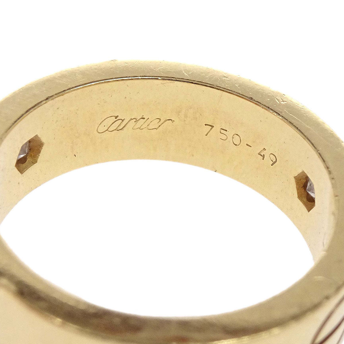 Cartier Love Ring 750 Diamond LO2009 #49 Jewelry