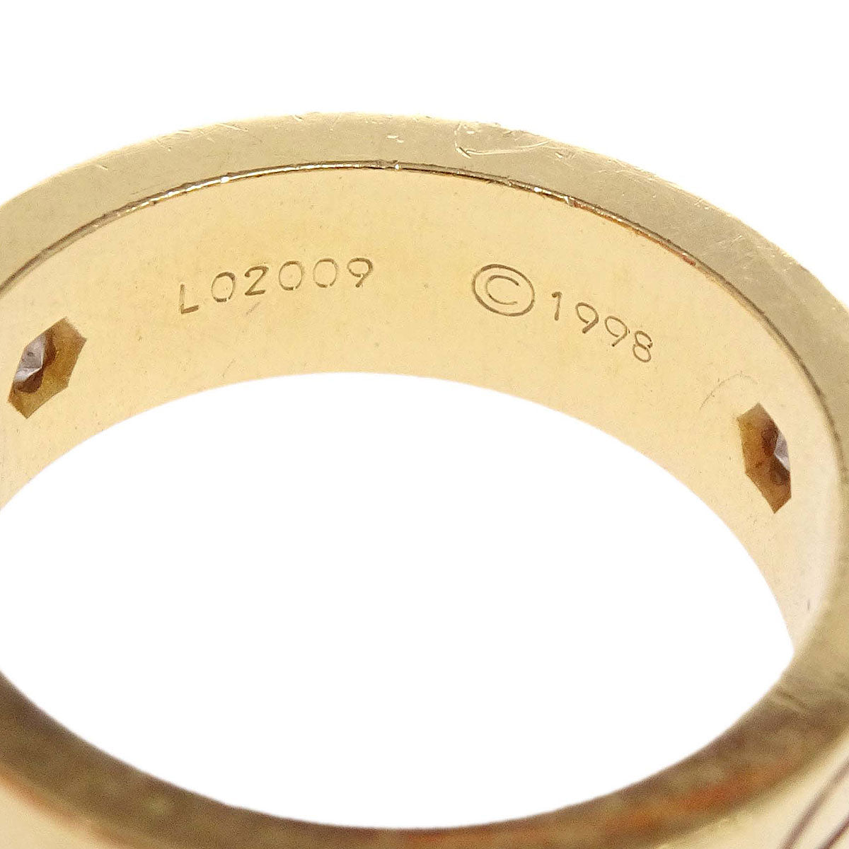 Cartier Love Ring 750 Diamond LO2009 #49 Jewelry
