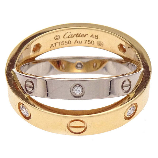 Cartier Be Love Ring Au750 6P Diamond #48 ATT550