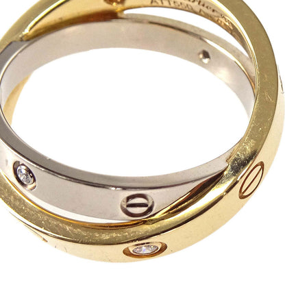 Cartier Be Love Ring Au750 6P Diamond #48 ATT550
