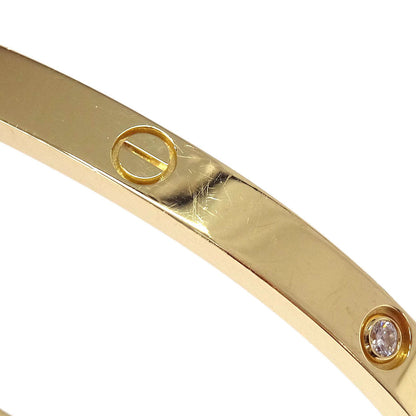 Cartier Love Bracelet Bangle Small 982BOW Au750 Diamond #16 Jewelry