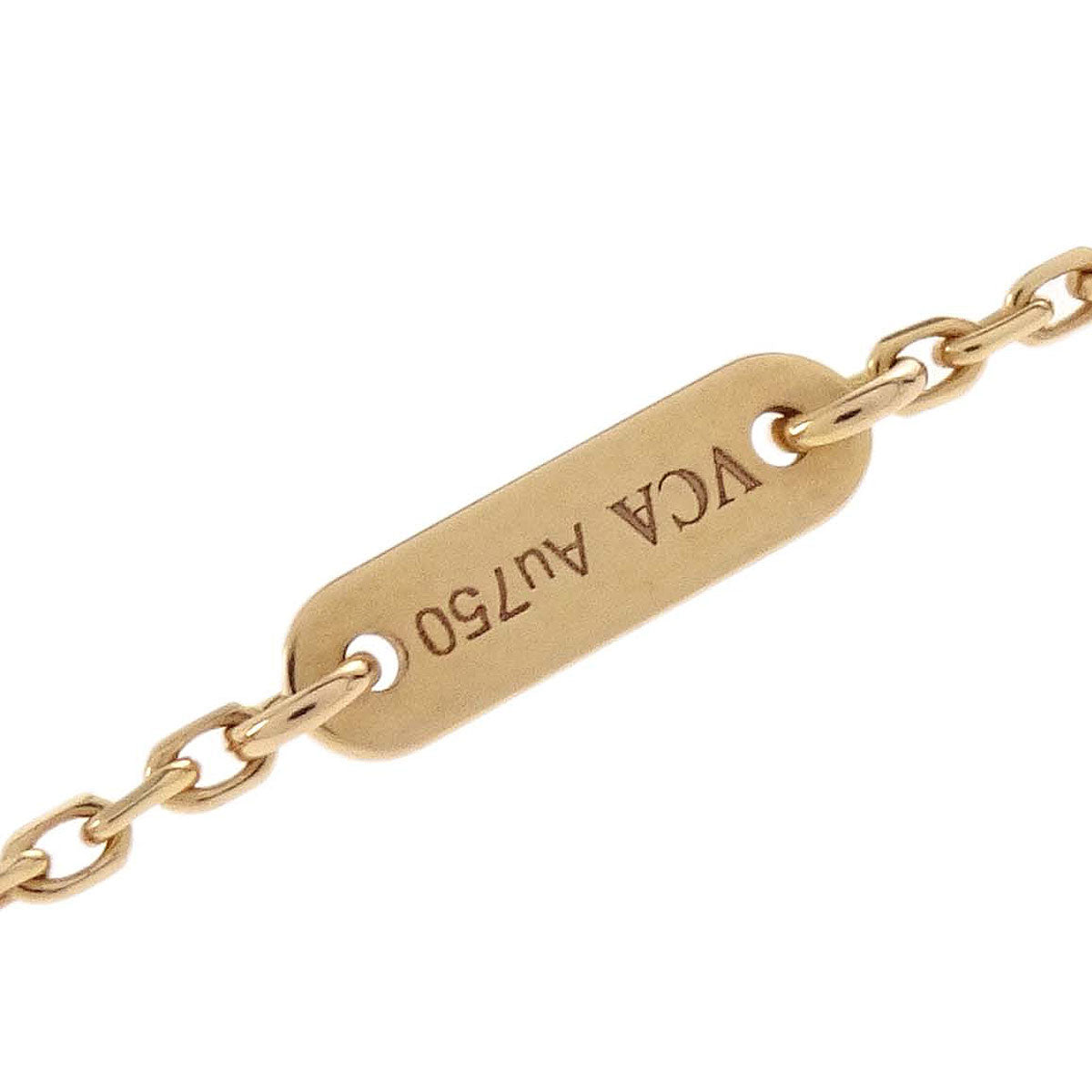 Van Cleef & Arpels Sweet Alhambra Necklace Carnelian Au750 Jewelry