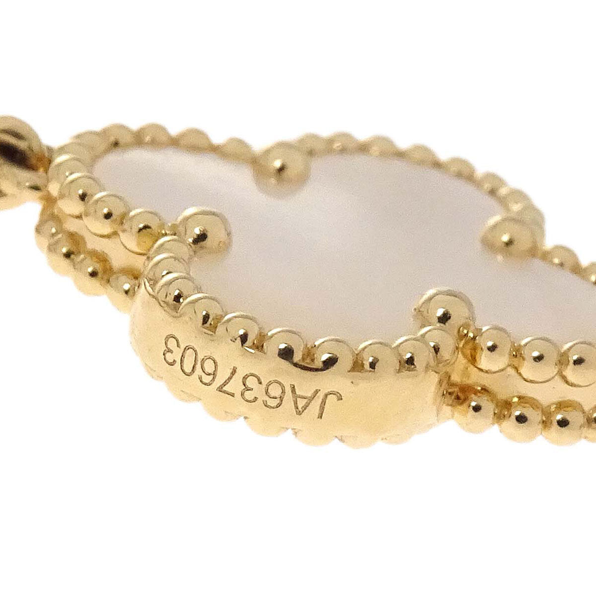 Van Cleef & Arpels Alhambra Bracelet Mother of Pearl Gold Au750 Jewelry