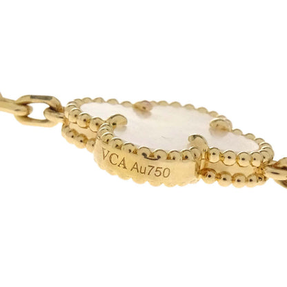 Van Cleef & Arpels Alhambra Bracelet Mother of Pearl Gold Au750 Jewelry