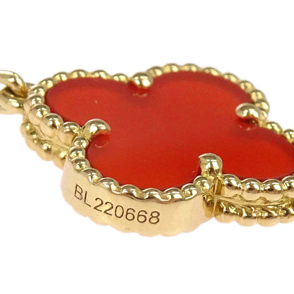 Van Cleef & Arpels Alhambra 5P Bracelet Carnelian Gold 750 Jewelry