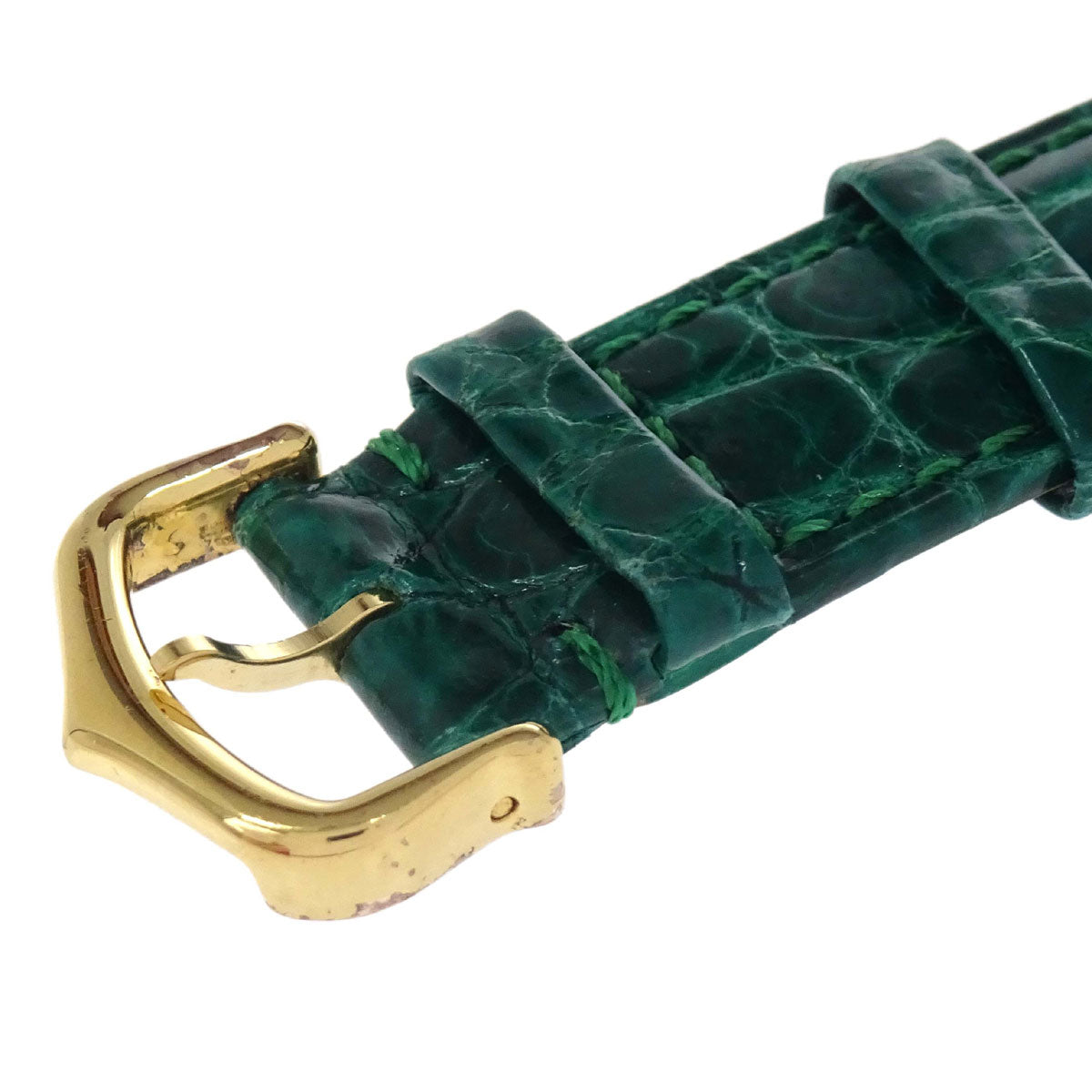 Cartier * Must Tank LM 23mm Ref.681006 Quartz Watch SV925 Crocodile
