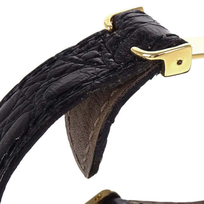 Cartier * Must Tank LM Ref.58407 Quartz Watch SV925 Crocodile