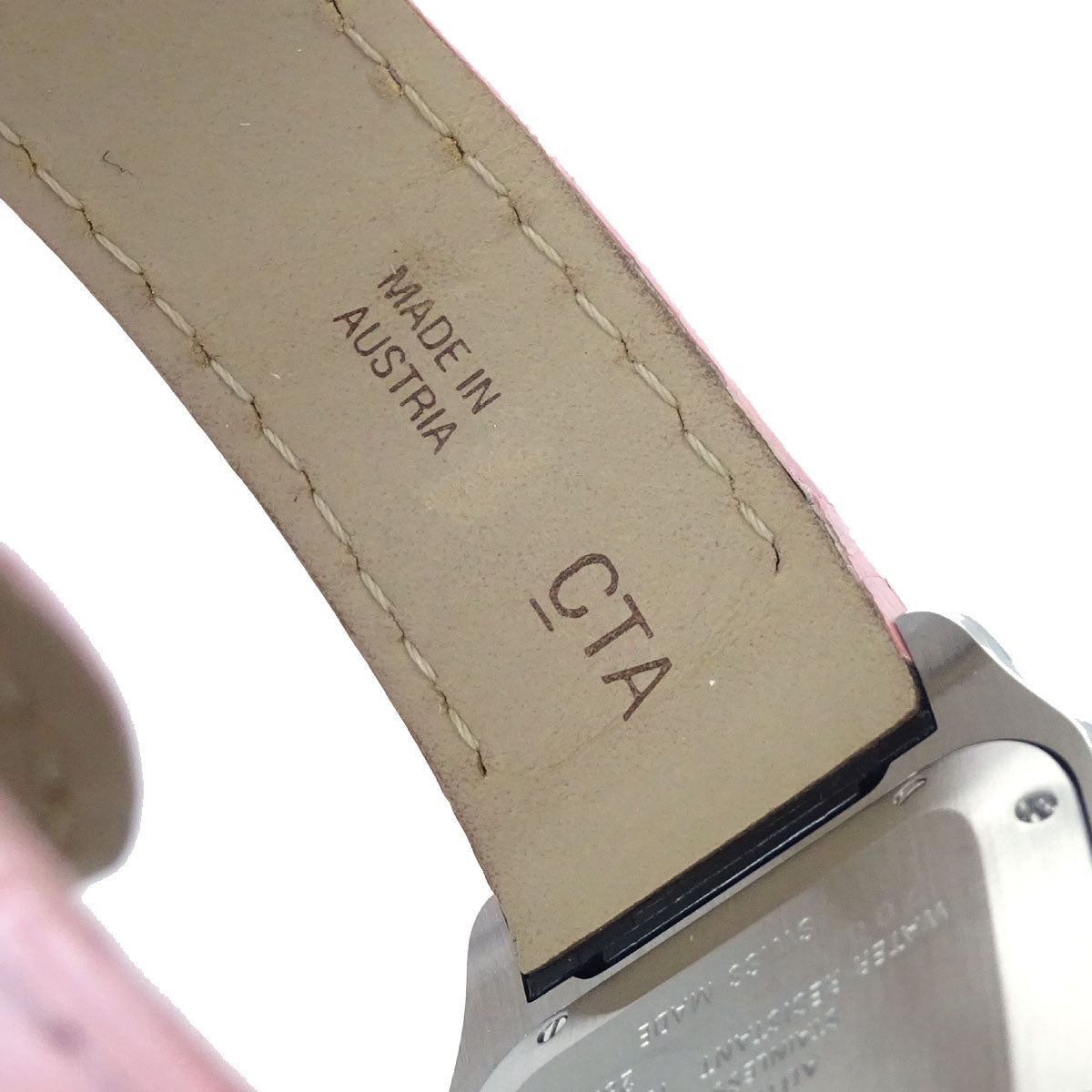 Cartier * Santos 100 MM 33mm Ref.2878 Self-winding Watch SS Alligator