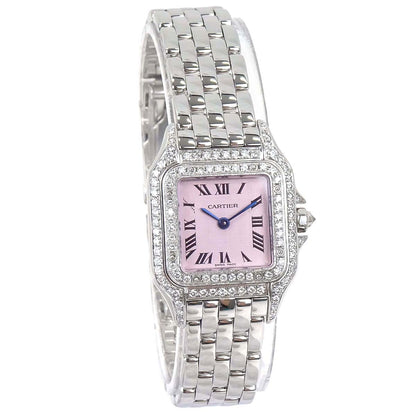 Cartier Panthere SM 22mm Ref.1660 Quartz Watch 18KWG Diamond