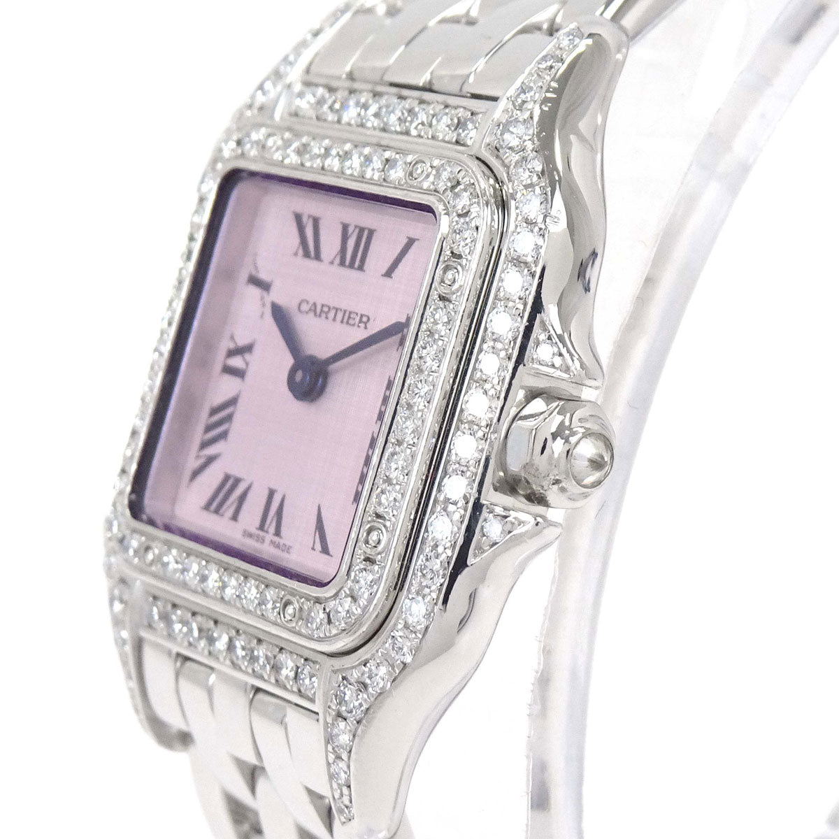 Cartier Panthere SM 22mm Ref.1660 Quartz Watch 18KWG Diamond