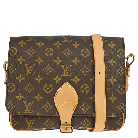 Louis Vuitton Monogram Cartouchiere GM Shoulder Bag M51252