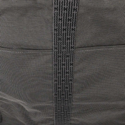 Hermes Gray Canvas Herline Tote TGM Handbag