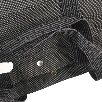 Hermes Gray Canvas Herline Tote TGM Handbag