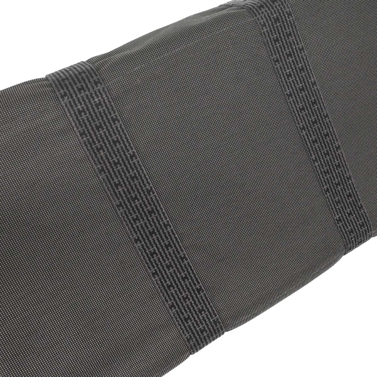 Hermes Gray Canvas Herline Tote TGM Handbag