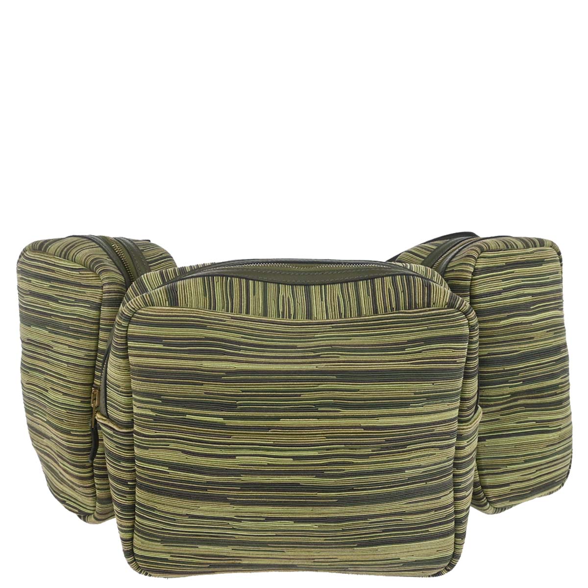 Hermes Vert Olive Vibrato Safari Body Bag
