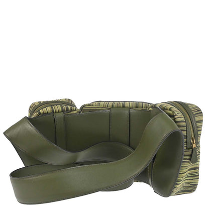 Hermes Vert Olive Vibrato Safari Body Bag