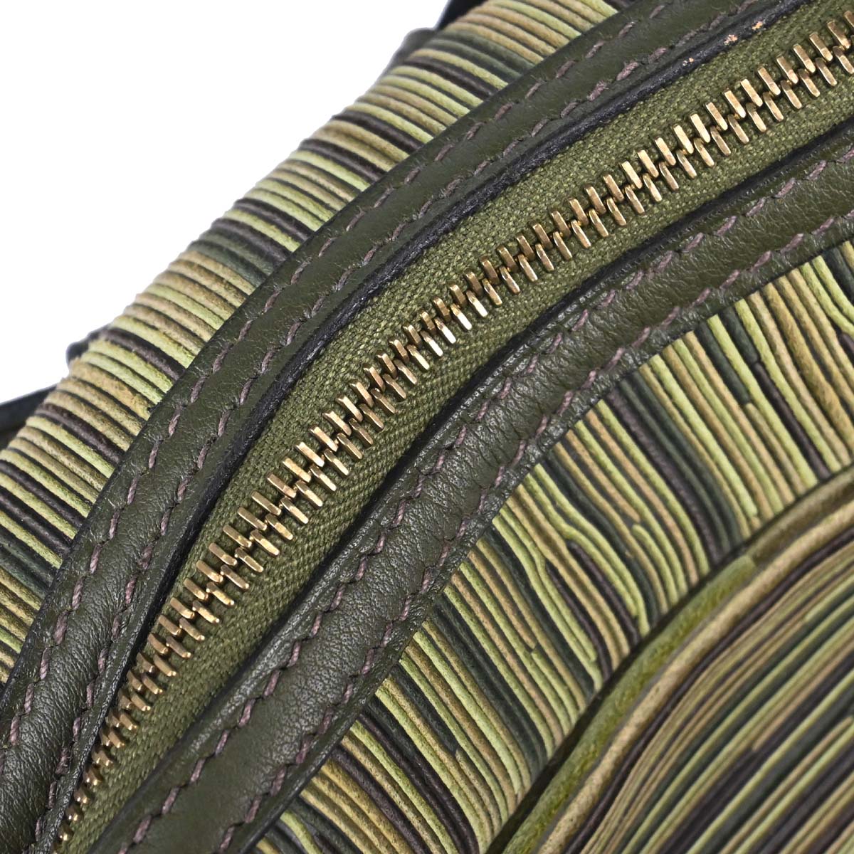 Hermes Vert Olive Vibrato Safari Body Bag