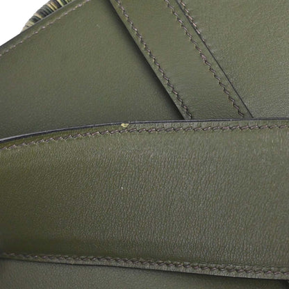Hermes Vert Olive Vibrato Safari Body Bag