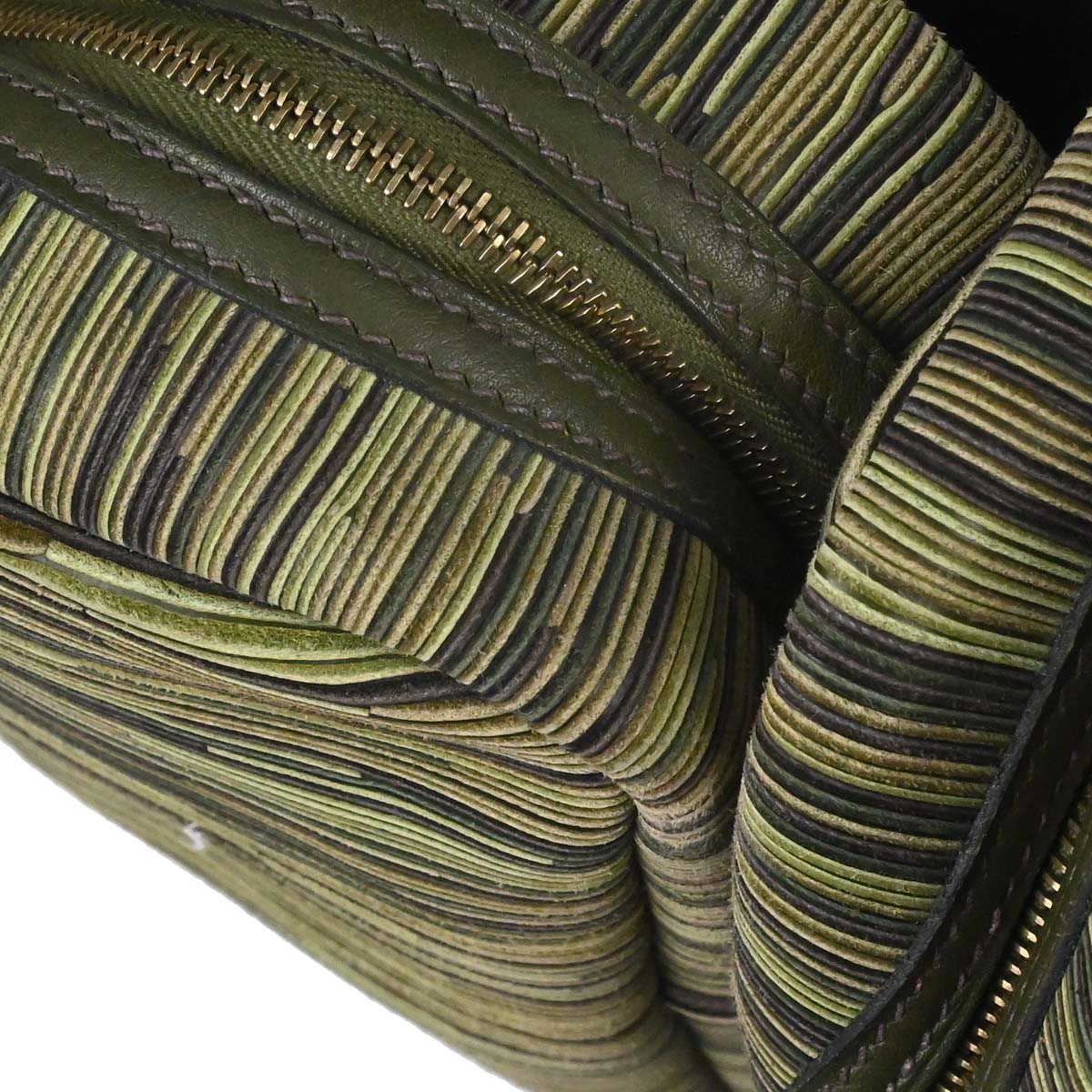 Hermes Vert Olive Vibrato Safari Body Bag