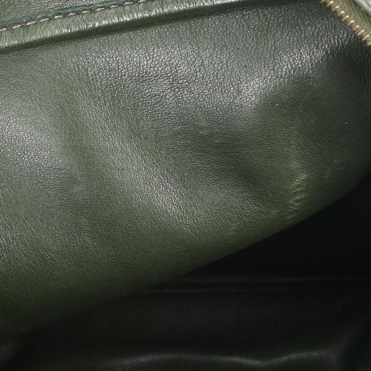 Hermes Vert Olive Vibrato Safari Body Bag