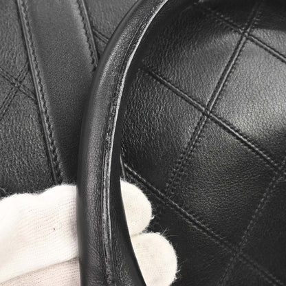 Chanel 1996-1997 Black Lambskin Bicolore Handbag