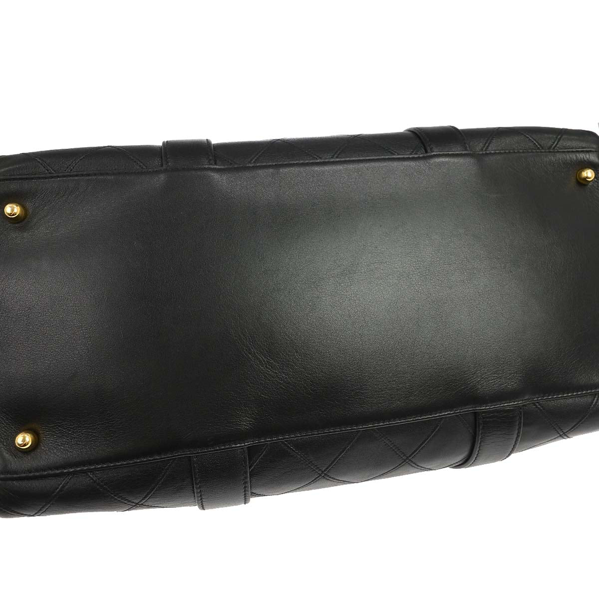 Chanel 1996-1997 Black Lambskin Bicolore Handbag