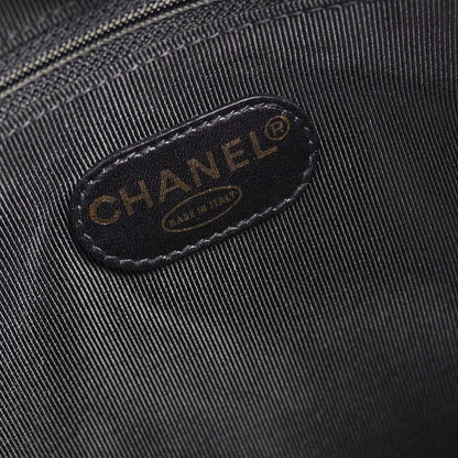 Chanel 1996-1997 Black Lambskin Bicolore Handbag