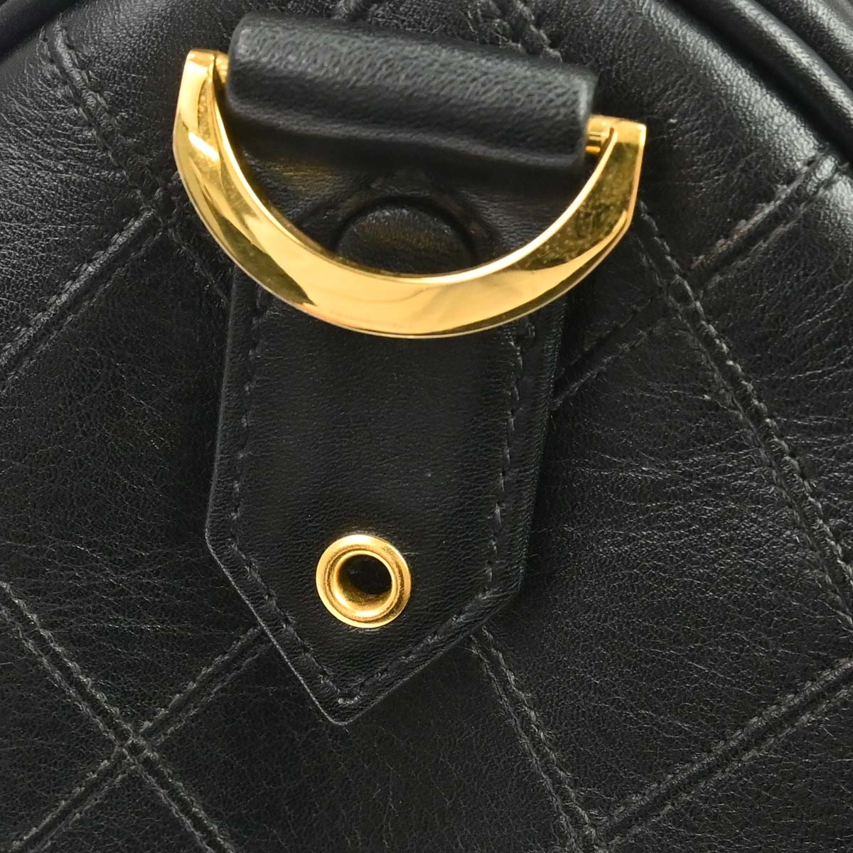 Chanel 1996-1997 Black Lambskin Bicolore Handbag