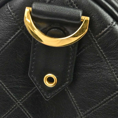 Chanel 1996-1997 Black Lambskin Bicolore Handbag
