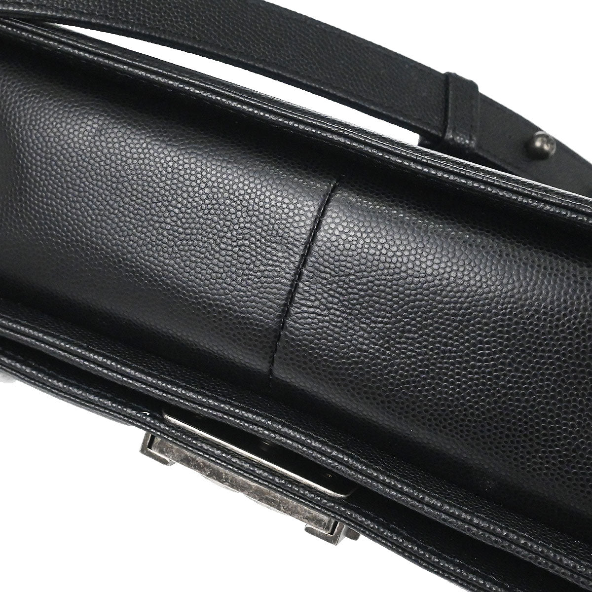 Boy Chanel 2019 Black Caviar Skin Medium Shoulder Bag