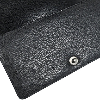 Boy Chanel 2019 Black Caviar Skin Medium Shoulder Bag