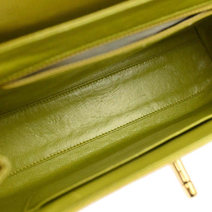 Chanel 1997-1999 Yellow Caviar Skin Handbag