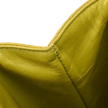 Chanel 1997-1999 Yellow Caviar Skin Handbag