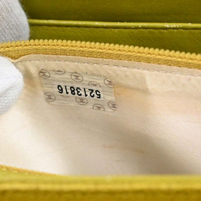 Chanel 1997-1999 Yellow Caviar Skin Handbag