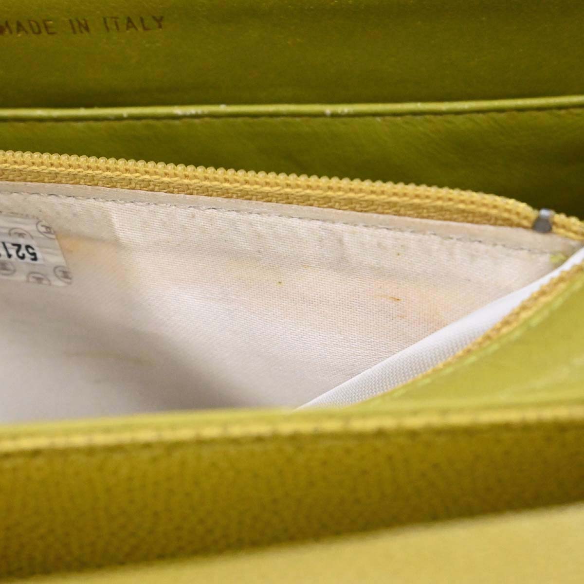Chanel 1997-1999 Yellow Caviar Skin Handbag