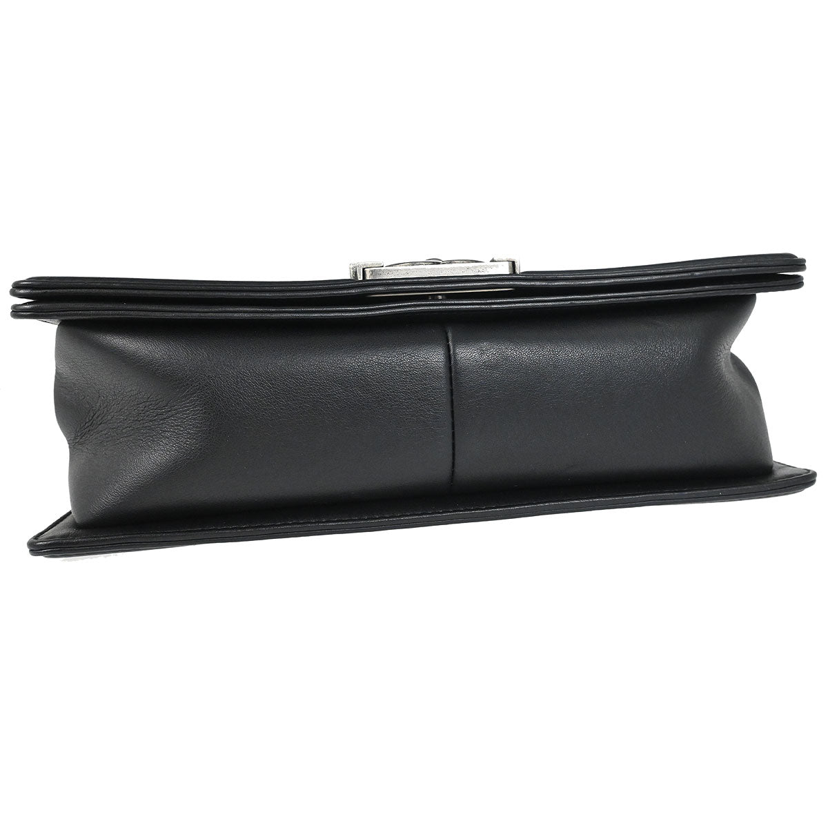Boy Chanel 2014 Black Lambskin Chevron Medium Shoulder Bag