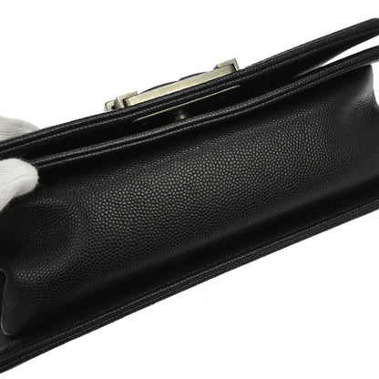 Boy Chanel Black Caviar Skin Small Chain Shoulder Bag