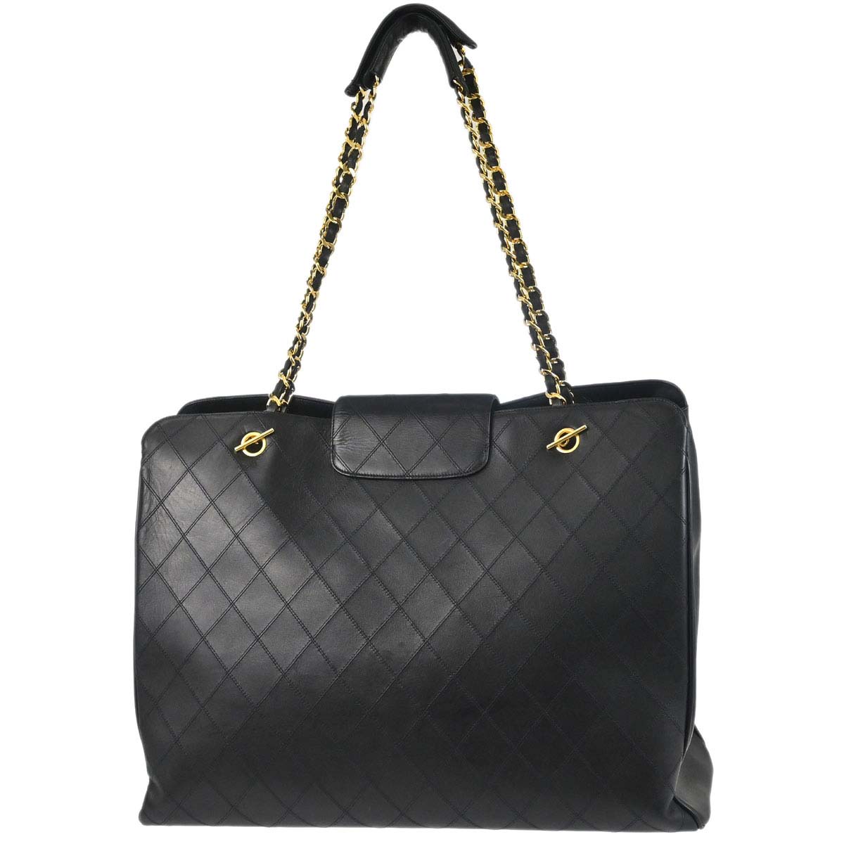 Chanel Black Lambskin Bicolore Supermodel Shoulder Bag