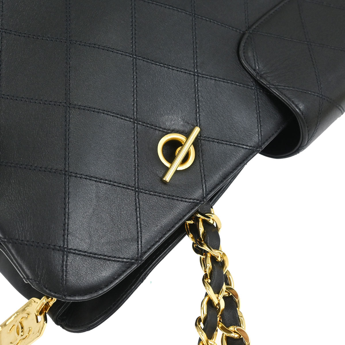 Chanel Black Lambskin Bicolore Supermodel Shoulder Bag