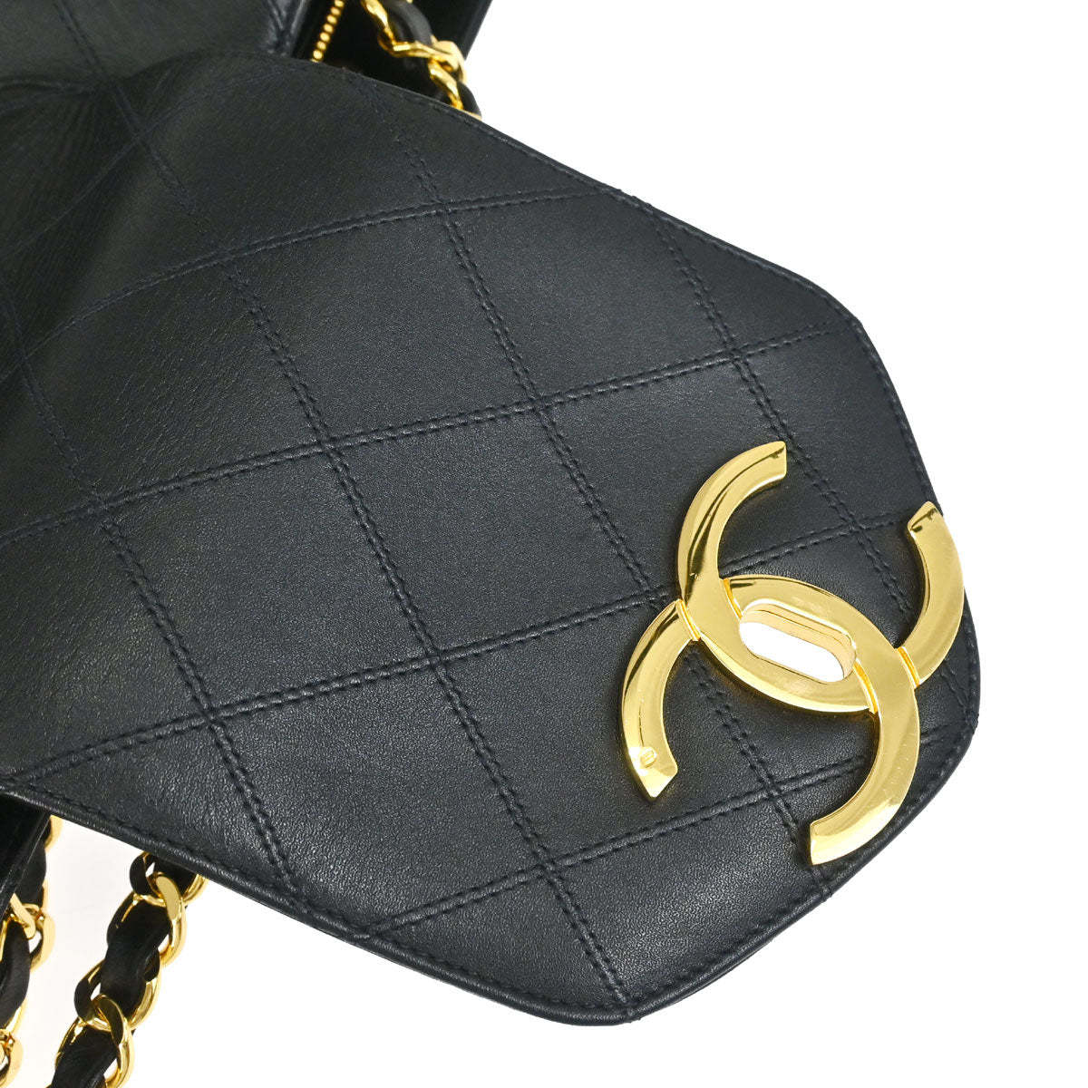 Chanel Black Lambskin Bicolore Supermodel Shoulder Bag